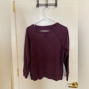 Eddie Bauer Purple Crewneck Sweater